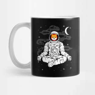 Astronaut Yoga Shiba Inu Coin To The Moon Shib Army Crypto Token Cryptocurrency Blockchain Wallet Birthday Gift For Men Women Kids Mug